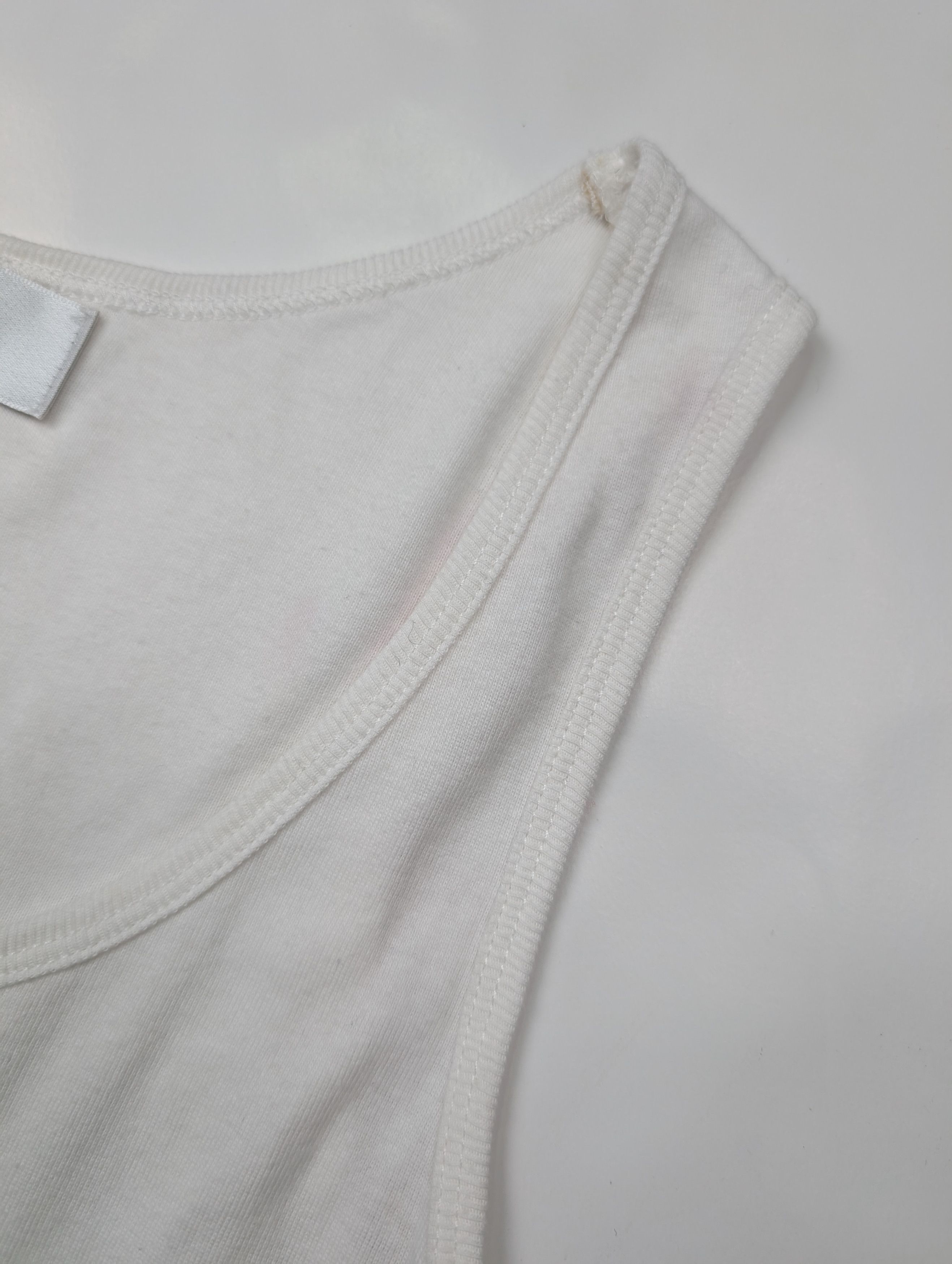 Toga Toga Archives White Cotton Top With Black Sheer Bottom Size S / US 4 / IT 40 - 4 Thumbnail