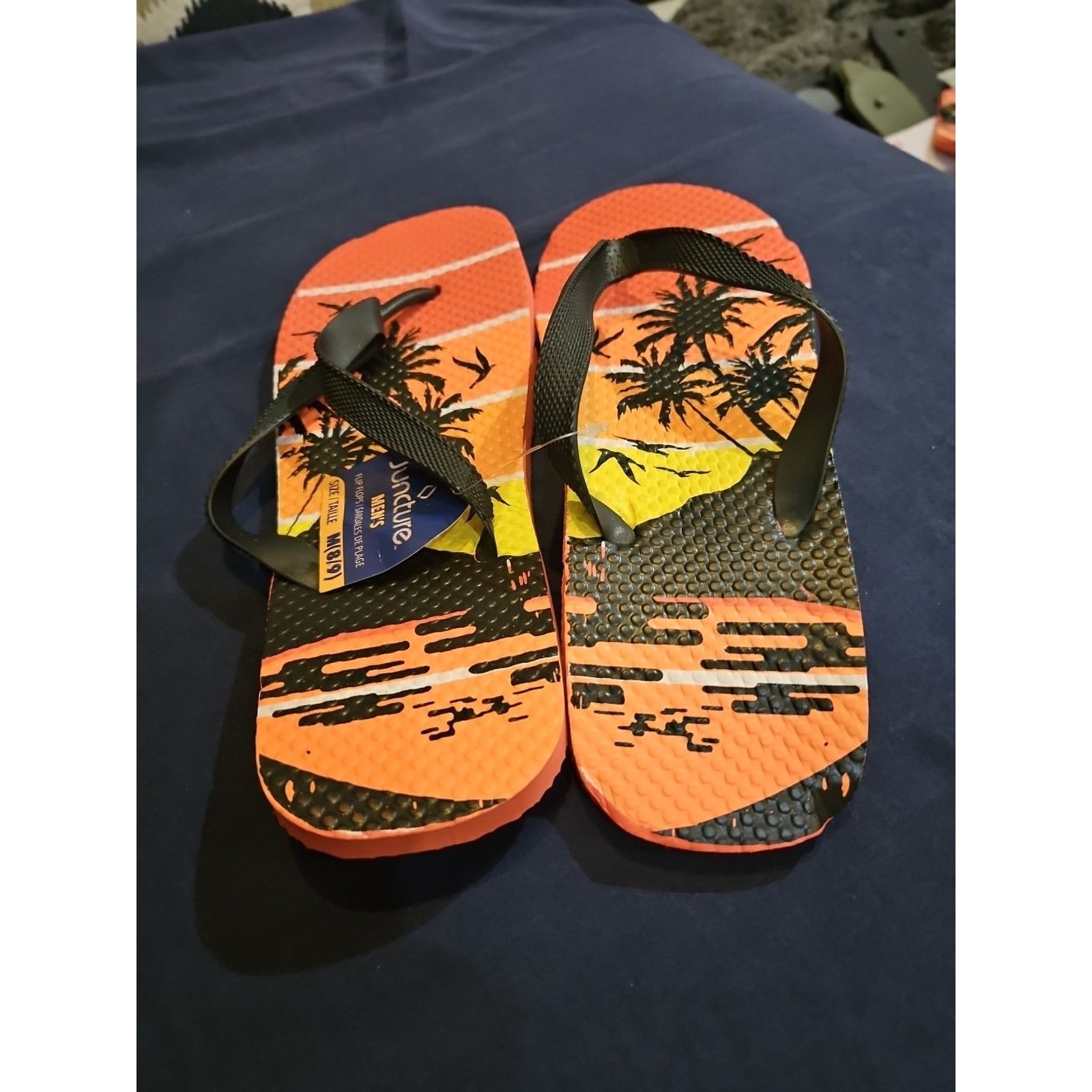 Other Juncture Men's 8/9 Flip Flops / Sandals Size US 9 / IT 39 - 2 Thumbnail