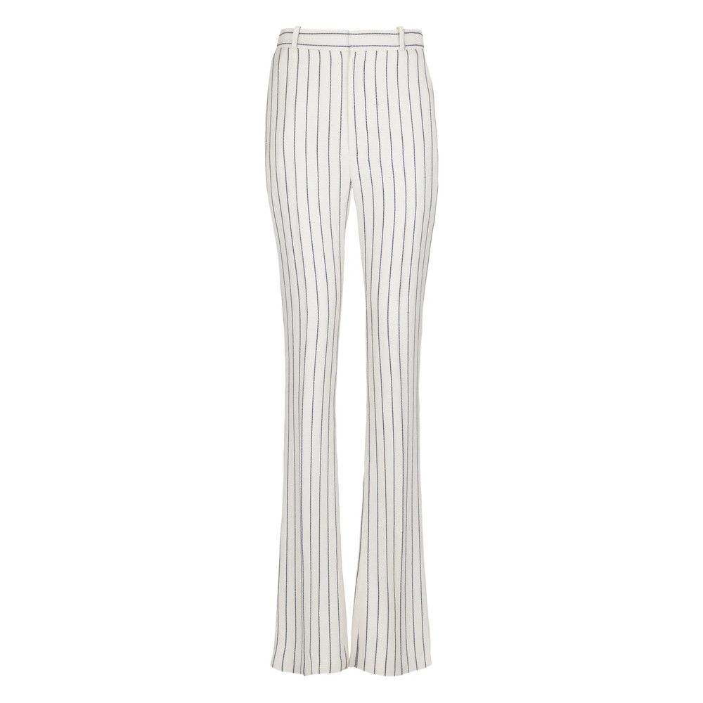Balmain Balmain WHITE Trousers - Flared Trousers Size 27" / US 4 / IT 40 - 1 Thumbnail