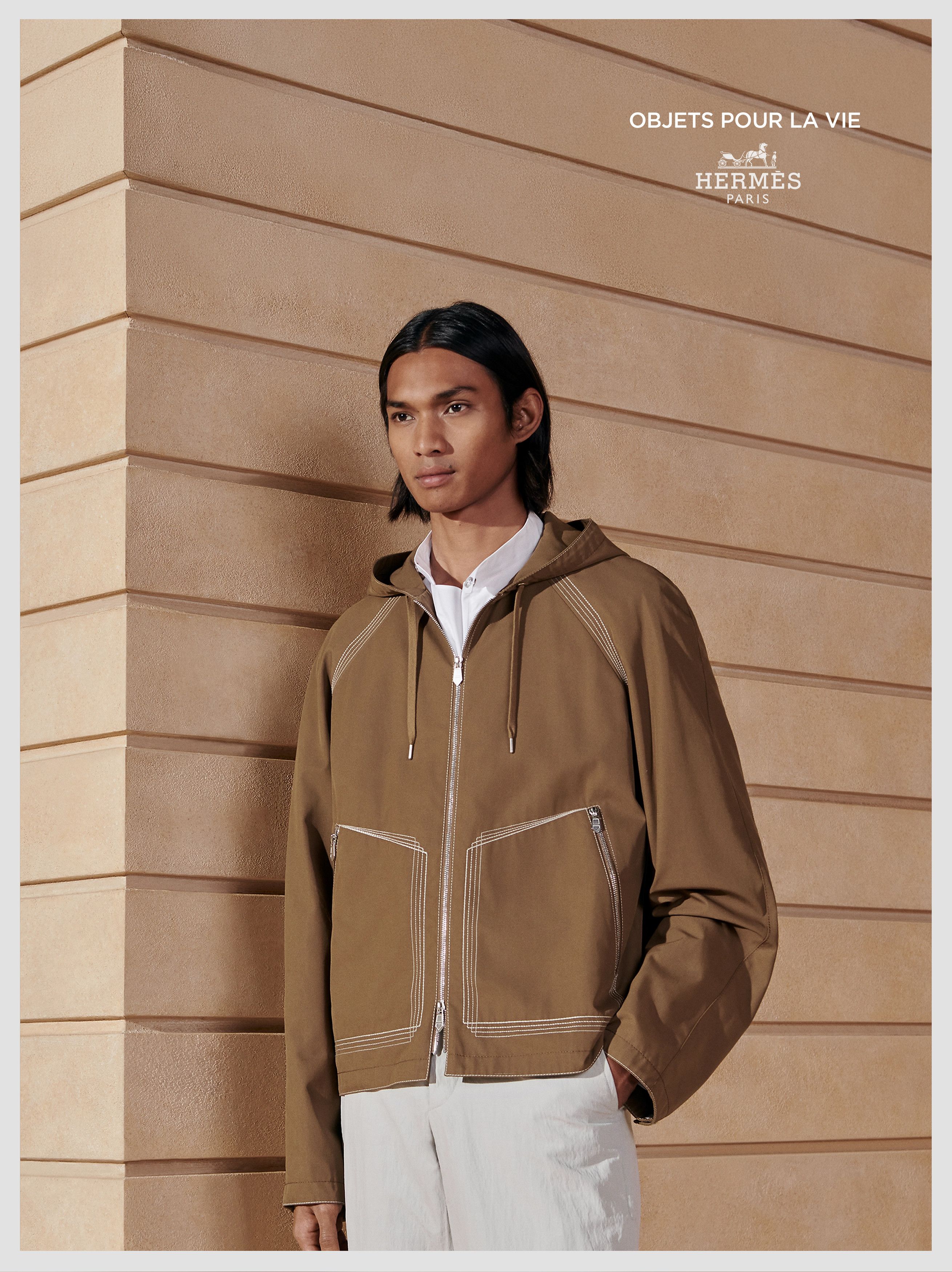Hermes Best Dressed Rare $5,500 w/tax Hooded Tech Twill Jacket Size US M / EU 48-50 / 2 - 1 Thumbnail