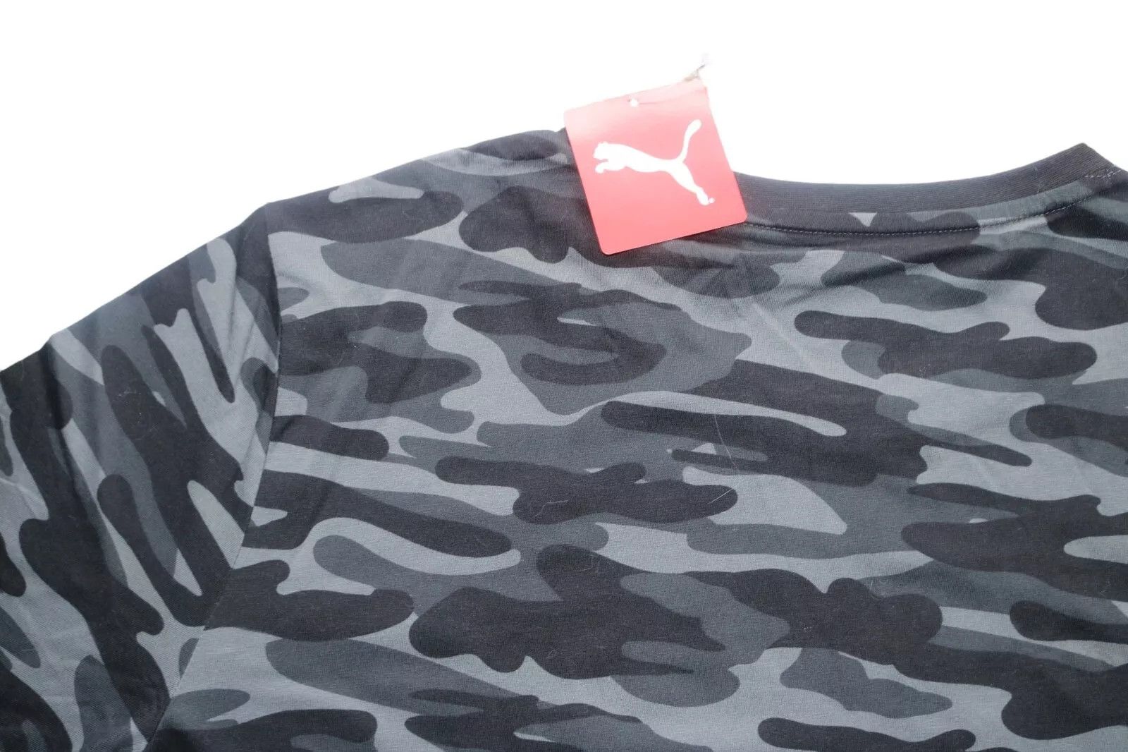 Puma Puma Camo Short Sleeve SS Shirt Cat Black Grey XL 845721-01 Size US XL / EU 56 / 4 - 3 Thumbnail