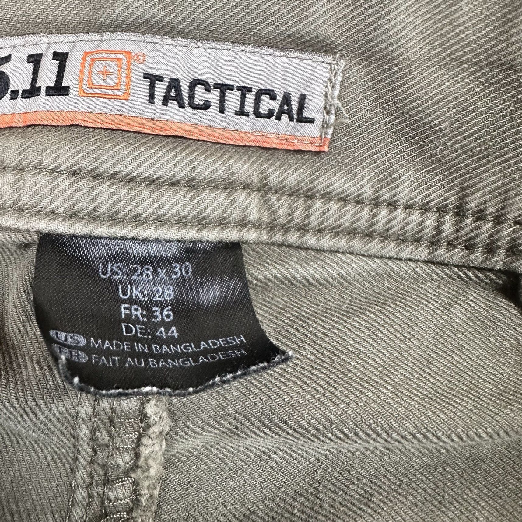 Vintage 5.11 Tactical Defender Flex Utility Jeans Mens 28x30 Green Army Green Size US 28 / EU 44 - 5 Thumbnail