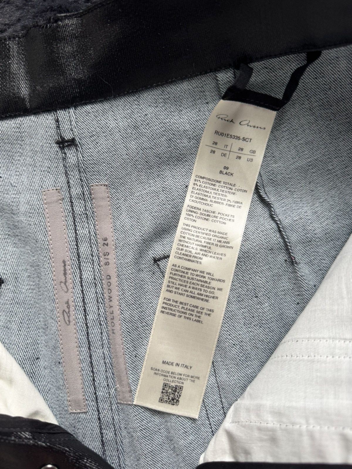 Rick Owens Rick Owens Black Bolan Bootcut Jeans Size US 28 / EU 44 - 4 Thumbnail