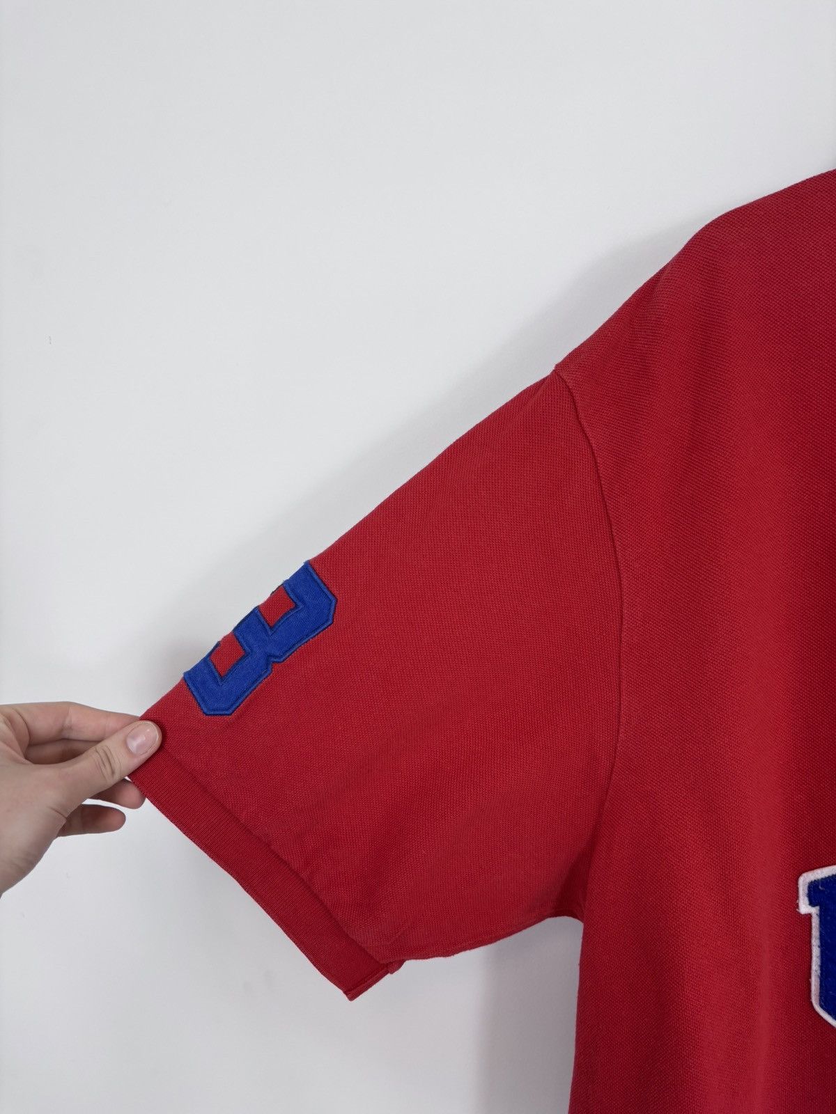 Polo Ralph Lauren Vintage Polo Ralph Lauren USA Big Embroidery Logo Polo Shirt Size US XL / EU 56 / 4 - 5 Thumbnail