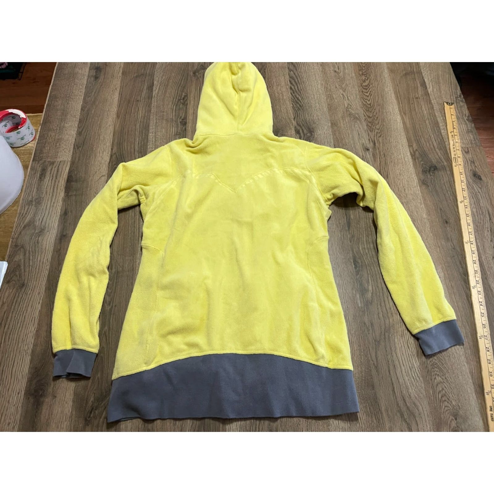 Helly Hansen Helly Hansen Hoodie Womens XL Yellow Full Zip Long Sleeve Pockets Modern Casual Size XL / US 12-14 / IT 48-50 - 2 Thumbnail