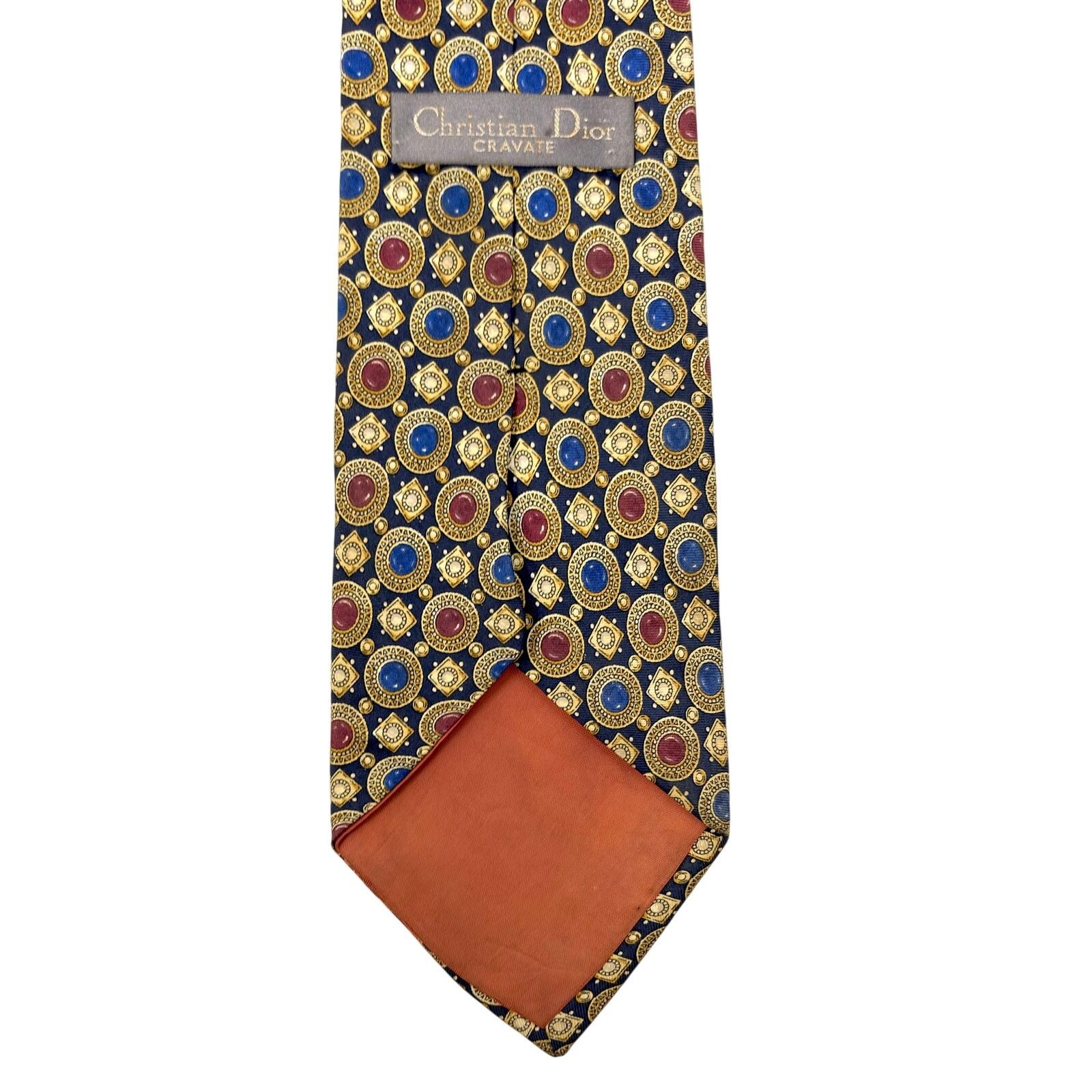 Christian Dior Monsieur Christian Dior Abstract Pattern Tie Size ONE SIZE - 3 Thumbnail