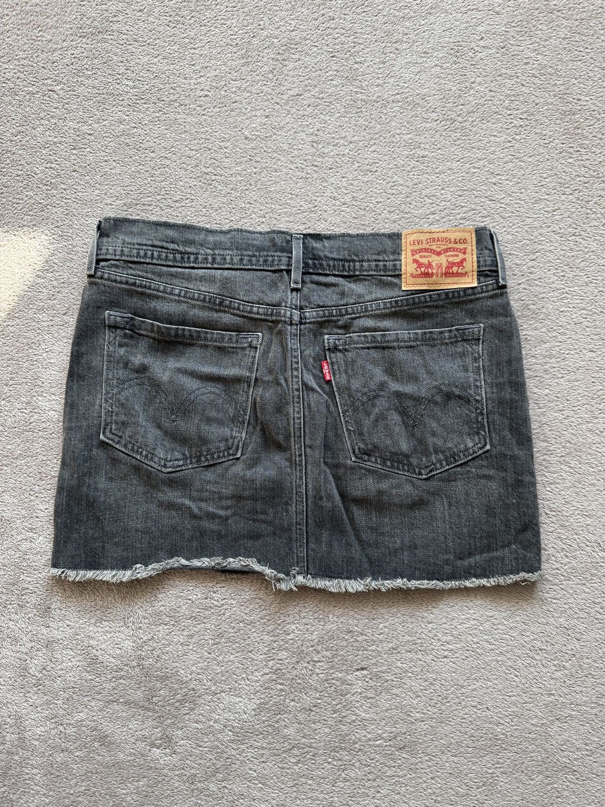 Hysteric Glamour Y2K Levis Mini Skirt Jean Washed Denim Hysteric Glamour vibe Size 25" / US 0 / IT 36 - 1 Thumbnail