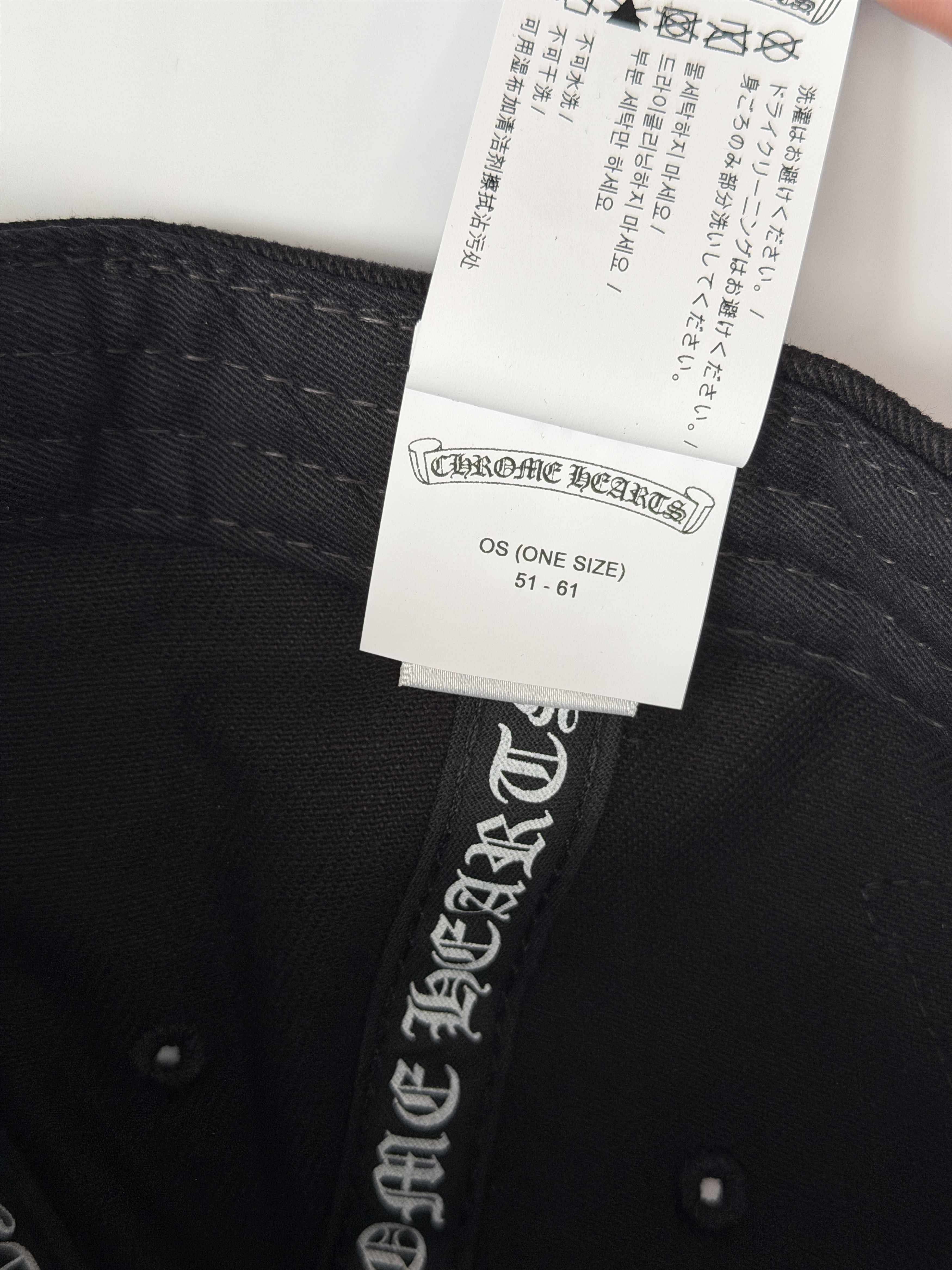 Chrome Hearts Horseshoe denim cap Size ONE SIZE - 6 Thumbnail