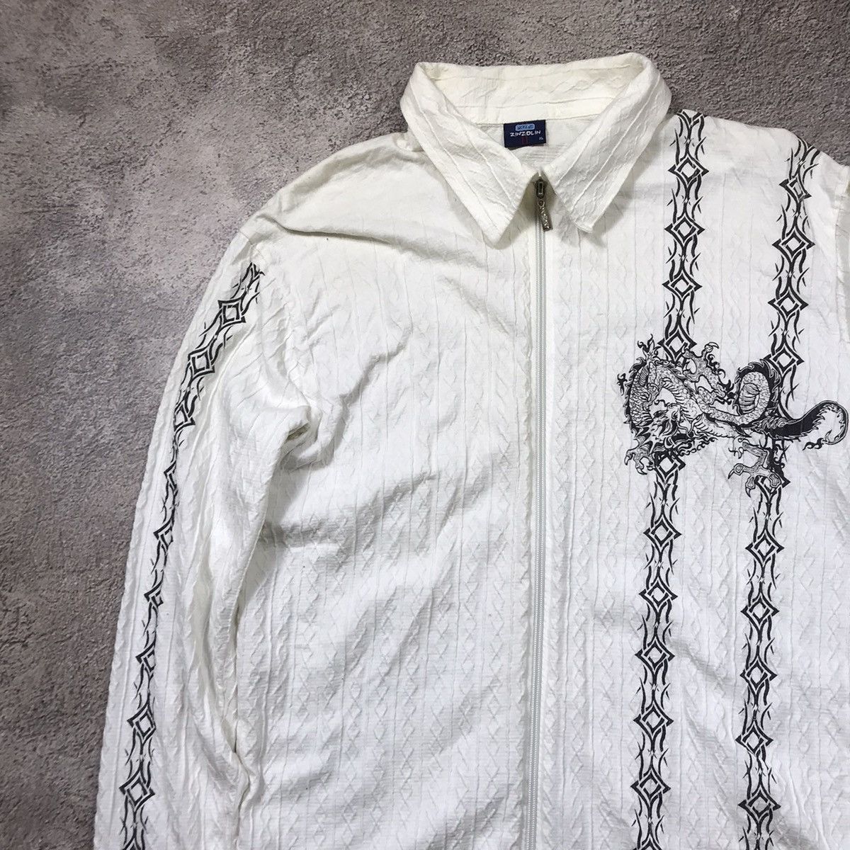 Vintage Vintage 90s Japanese Abstract Graphic Jacket Streetwear L Size US L / EU 52-54 / 3 - 2 Thumbnail