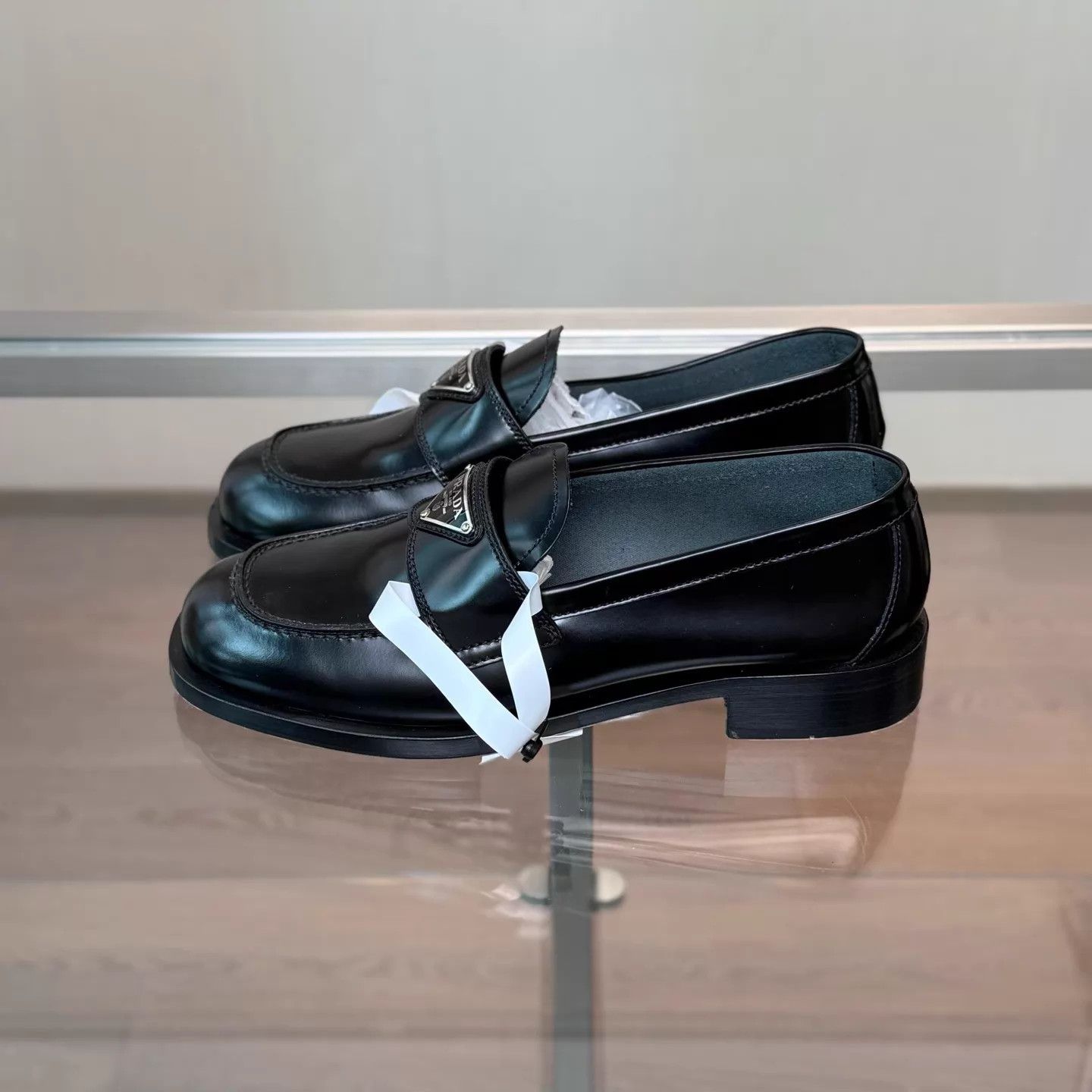 Prada Prada Triangle Logo Loafer EUR 39 Size US 8.5 / IT 38.5 - 5 Thumbnail