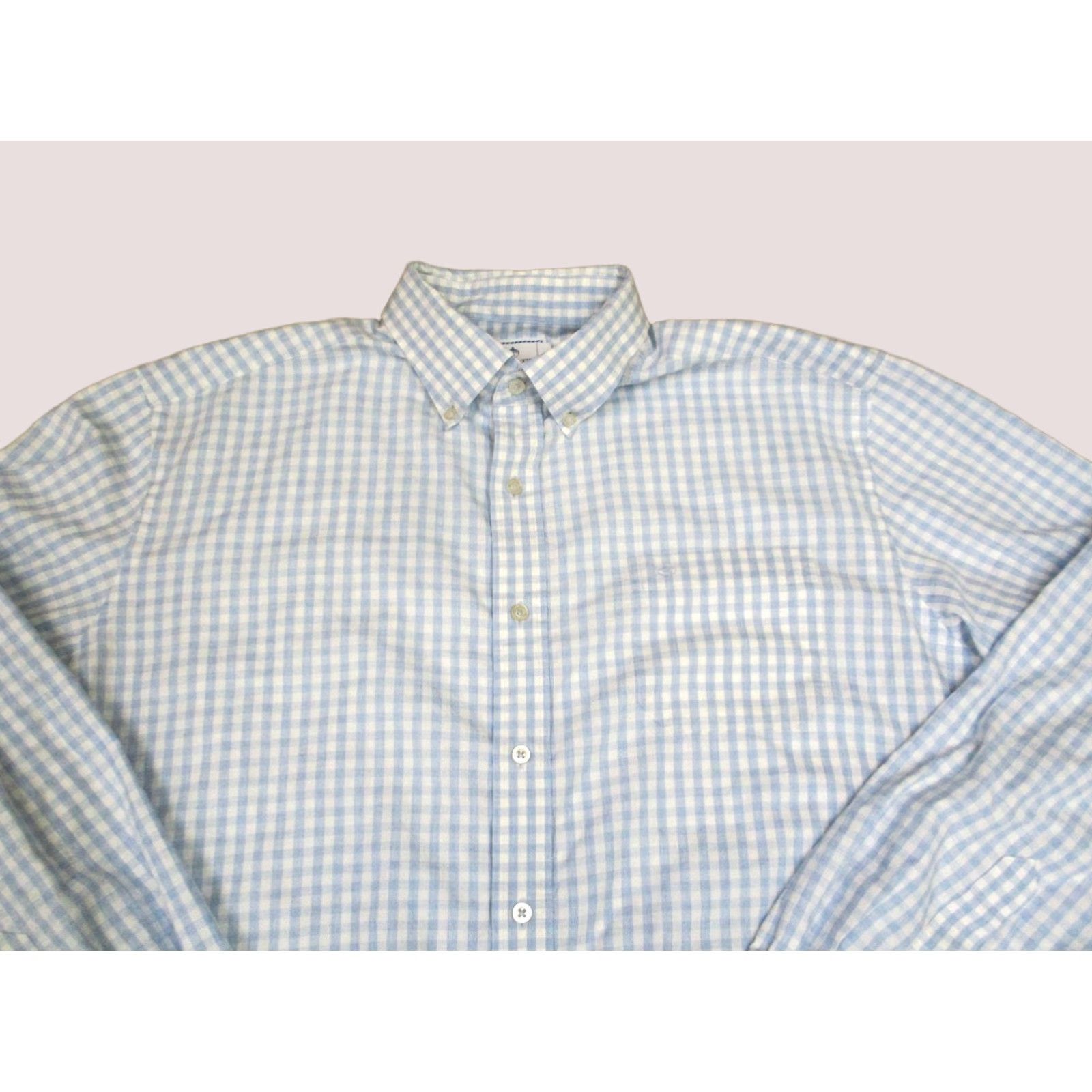 Southern Tide Southern Tide Shirt Men L Blue White Check Plaid Long Sleeve Button-Up Classic Fit Casual Size US L / EU 52-54 / 3 - 1 Thumbnail