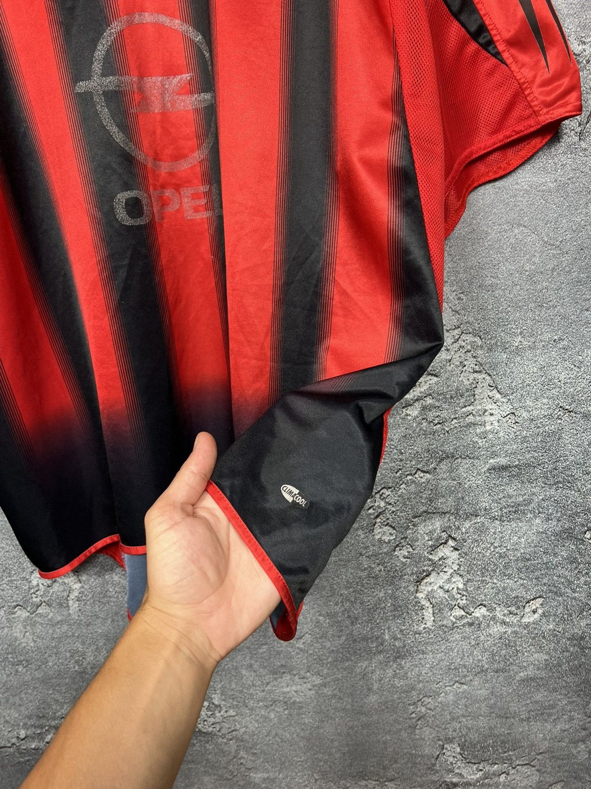 Adidas Adidas Vintage AC Milan 2004 Opel Jersey T-shirt Size US XL / EU 56 / 4 - 7 Thumbnail