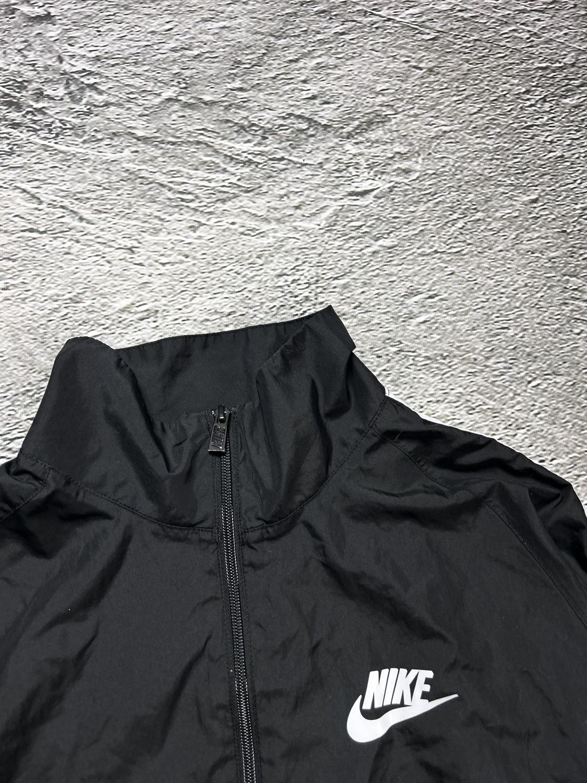 Nike × Vintage Nike vintage black track suit nylon pants jacket Y2K Size US L / EU 52-54 / 3 - 3 Thumbnail