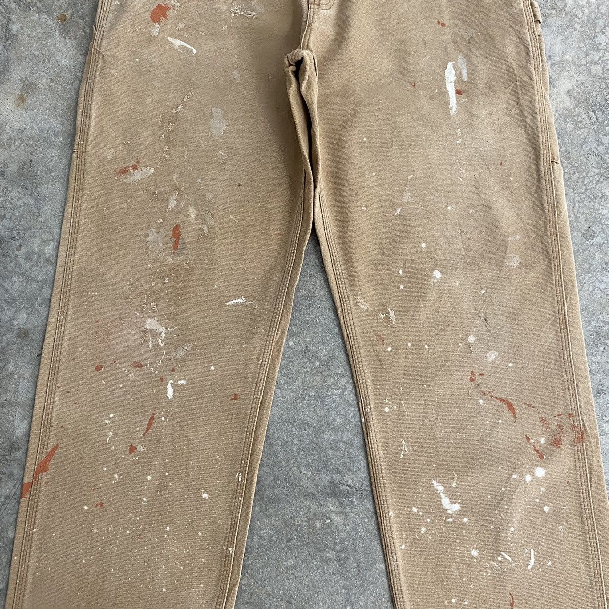 Carhartt Vintage Carhartt Faded Tan Splatter Painter Pants Size US 34 / EU 50 - 10 Thumbnail