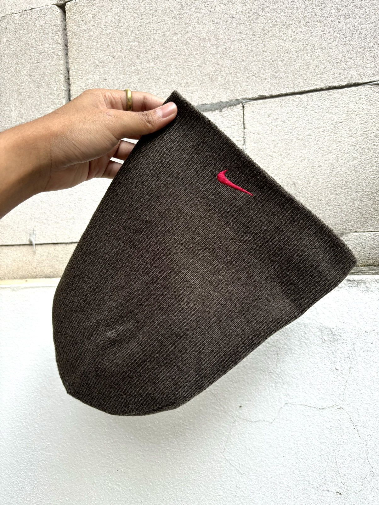 Nike Rare Nike Wool Hat Swoosh Spell Out Size ONE SIZE - 6 Thumbnail