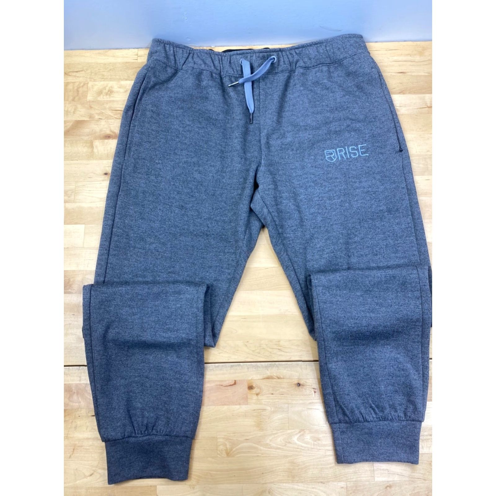 Vintage Rise Joggers Mens XL Gray Casual Activewear Pants Casual Jogger Gray XL Mens Rise Size US 36 / EU 52 - 2 Thumbnail