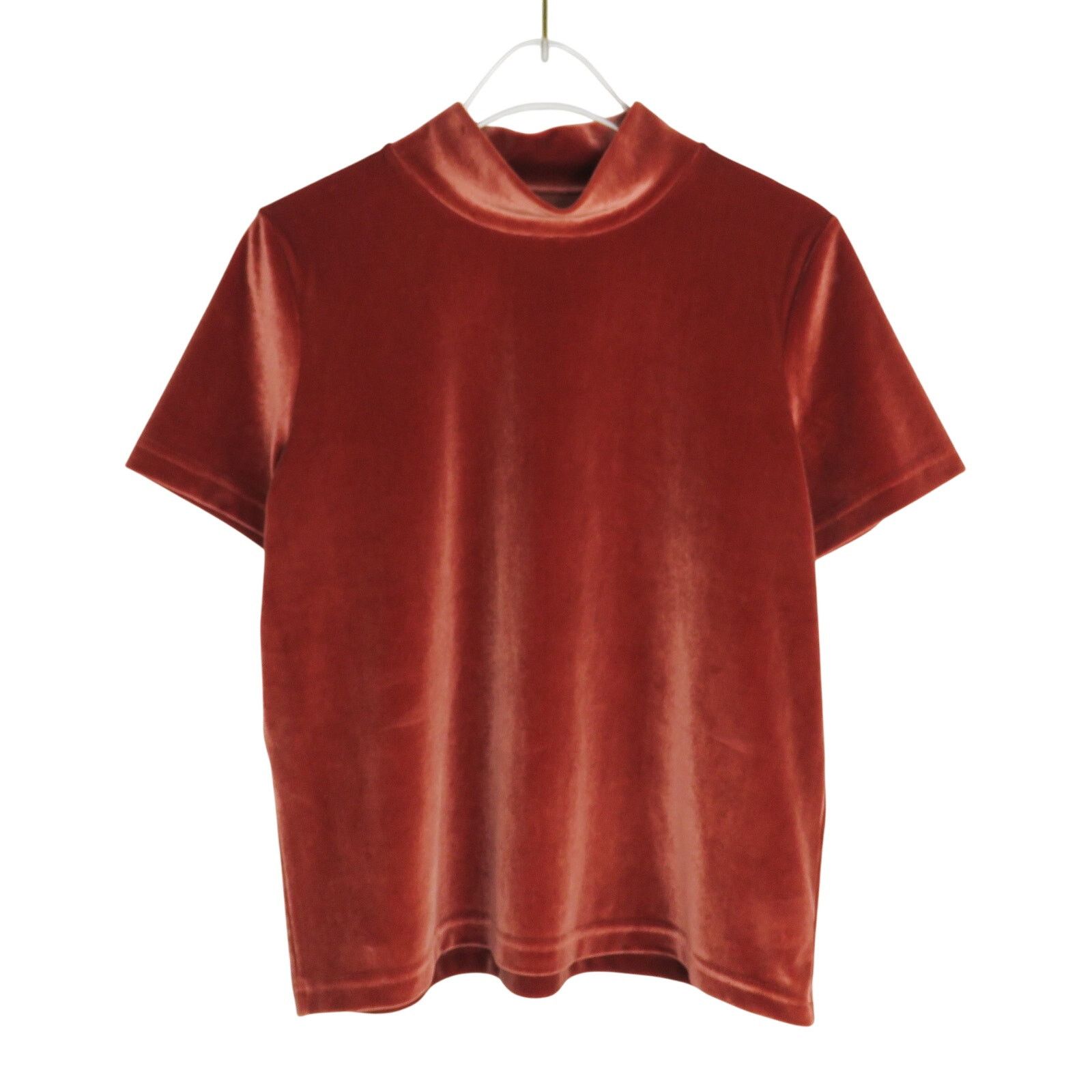 Madewell Madewell Velvet Mockneck Tee Orange Small Size S / US 4 / IT 40 - 2 Thumbnail