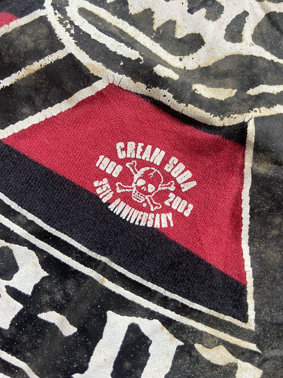 Japanese Brand × Seditionaries Vintage Cream Soda 35th anniversary Skull Stripe Tshirt Size US M / EU 48-50 / 2 - 4 Thumbnail