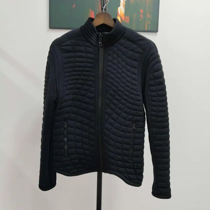 Louis Vuitton Louis Vuitton Black Quilted Men's Outerwear Jacket 0089 Size US XS / EU 42 / 0 - 1 Thumbnail