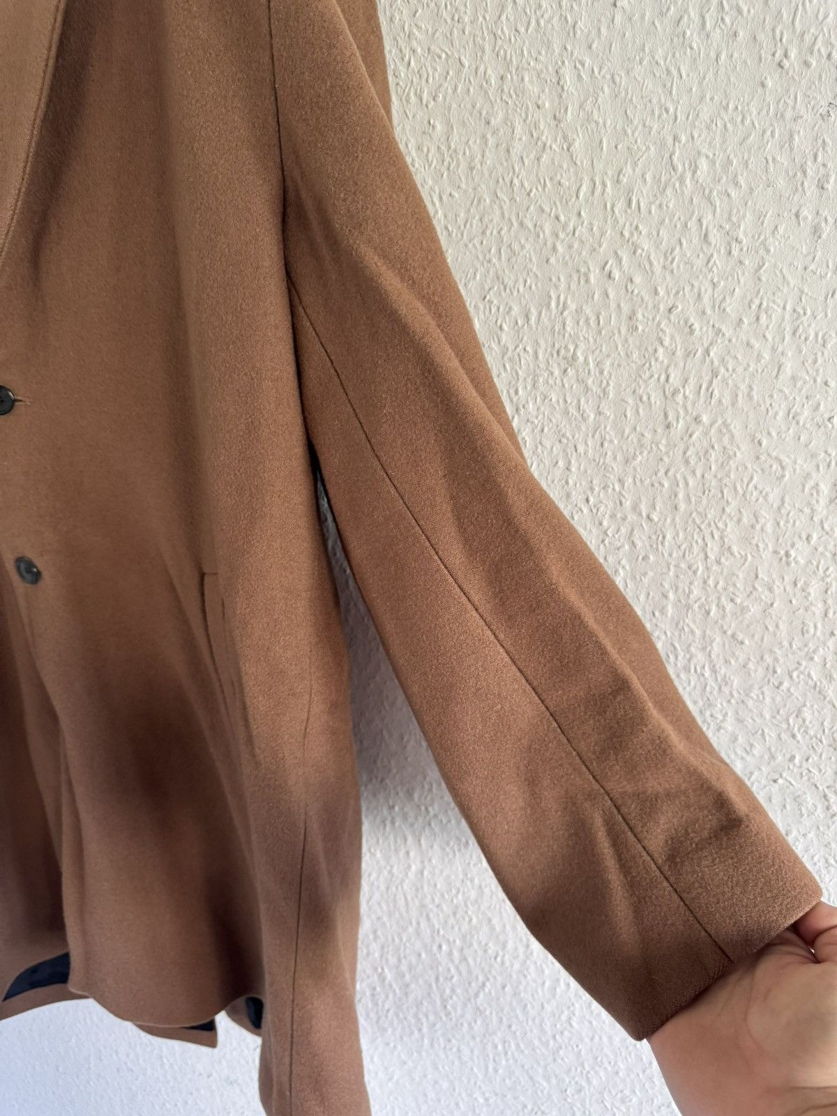 Gosha Rubchinskiy Single Breasted Brown Wool Coat Size US XL / EU 56 / 4 - 5 Thumbnail