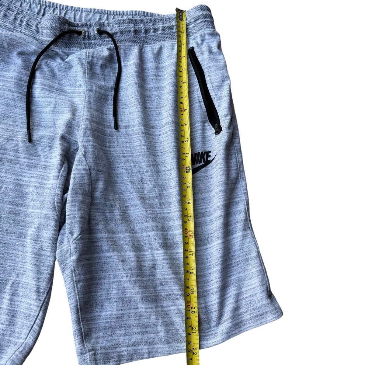 Japanese Brand × Nike Nike Tech Fleece Loose Gray Gym Shorts Knitted Advanced Size US 34 / EU 50 - 7 Thumbnail