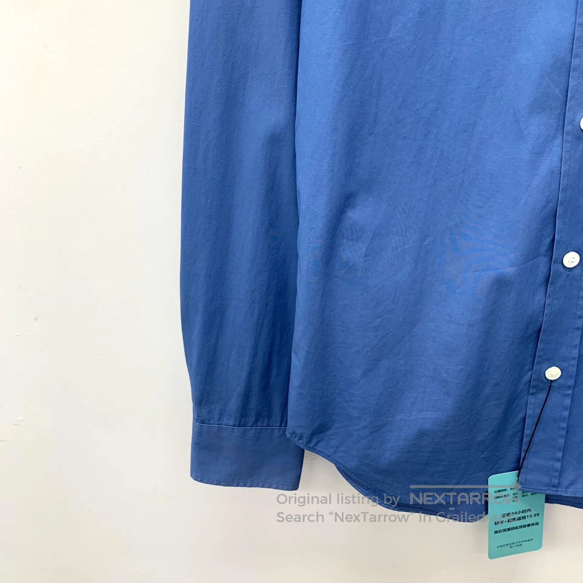 Burberry Burberry Blue war horse knight embroidery cotton lapel sin Size US S / EU 44-46 / 1 - 4 Thumbnail