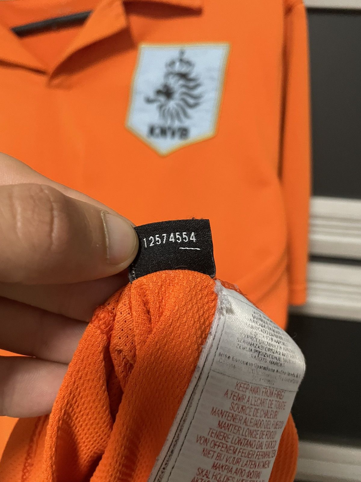 Nike × Vintage Vintage Nike Netherland 2006 2007 Soccer Jersey Home Kit Size US L / EU 52-54 / 3 - 11 Thumbnail