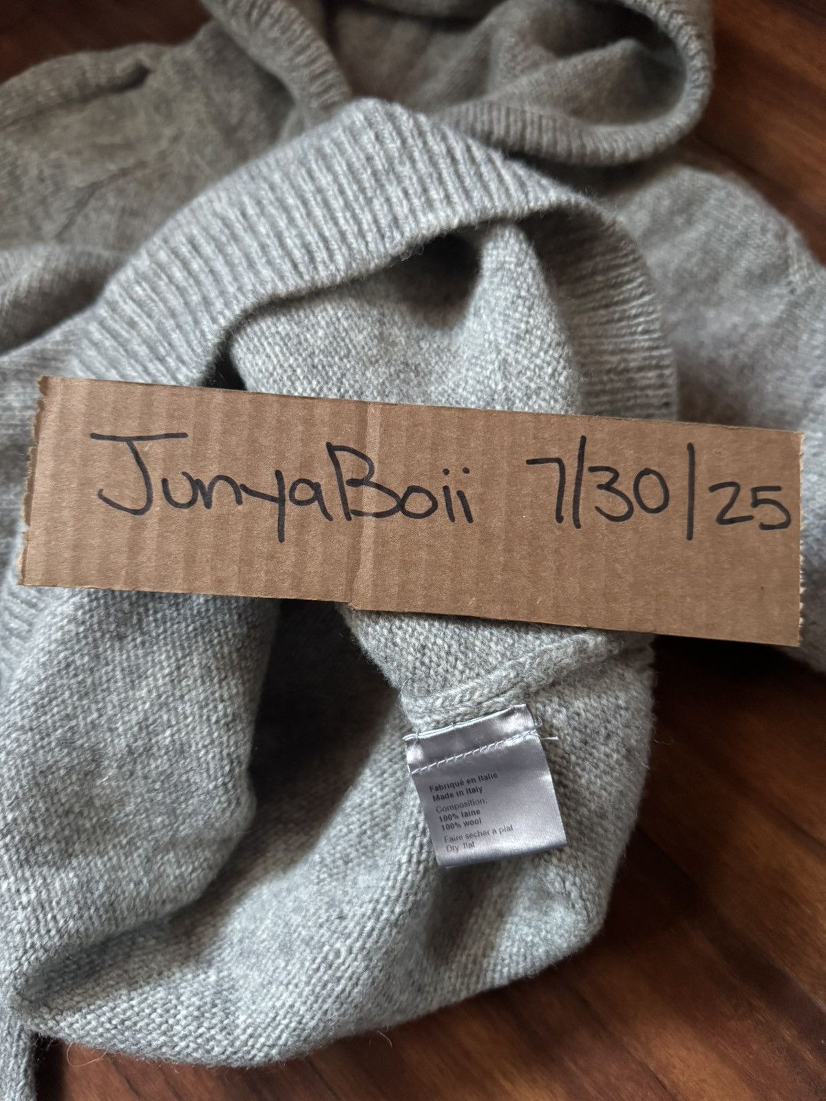 Hedi Slimane Dior Homme FW05 Wool Hoodie Small Size US S / EU 44-46 / 1 - 5 Thumbnail