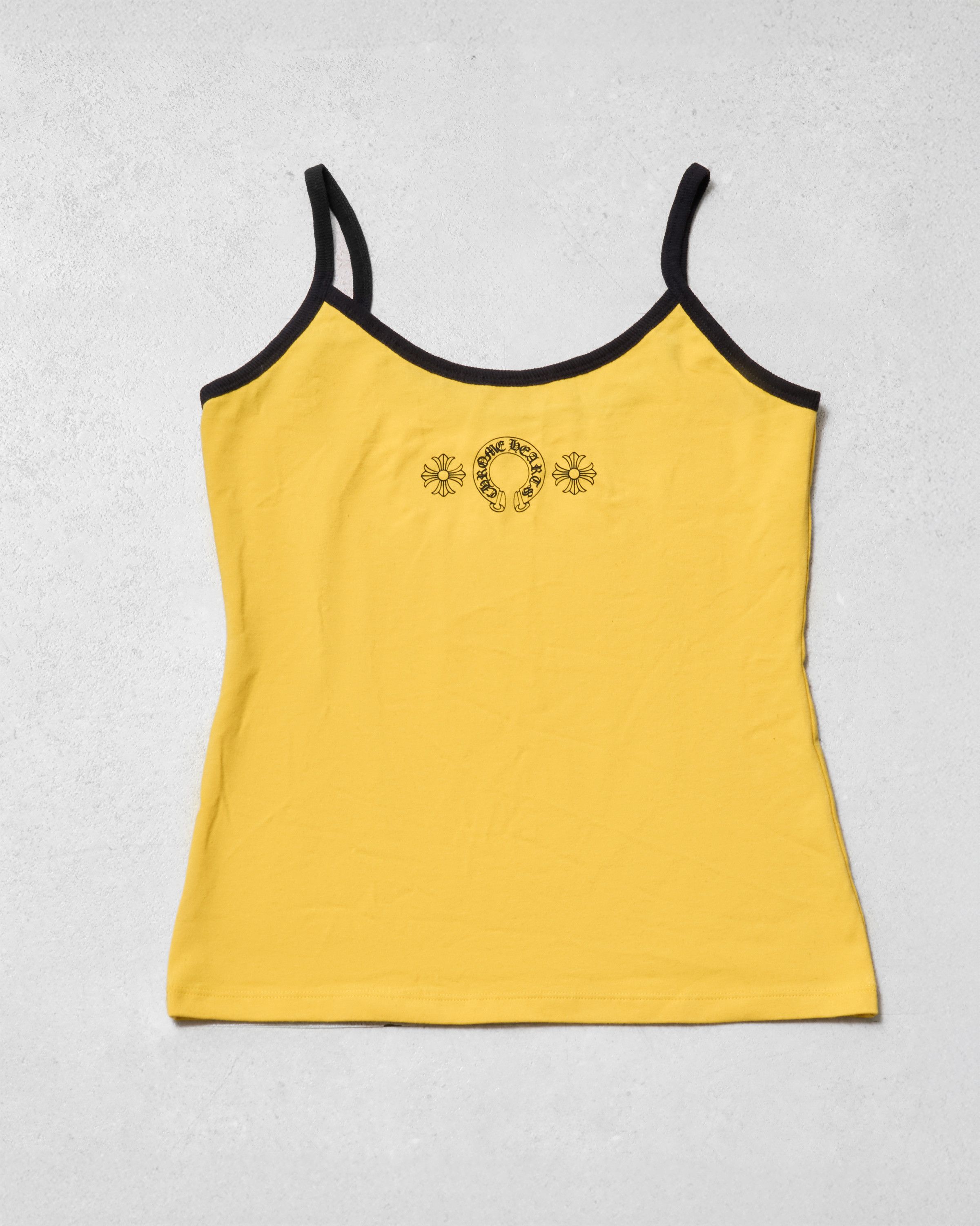 Chrome Hearts CHROME HEARTS ROLLER SKATES TANK YELLOW/BLACK Size L / US 10 / IT 46 - 4 Thumbnail