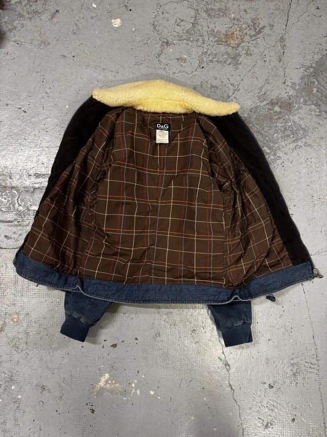 Dolce & Gabbana AW2005 Dolce & Gabbana Cowboy Denim Shearling Jacket Size US M / EU 48-50 / 2 - 7 Thumbnail