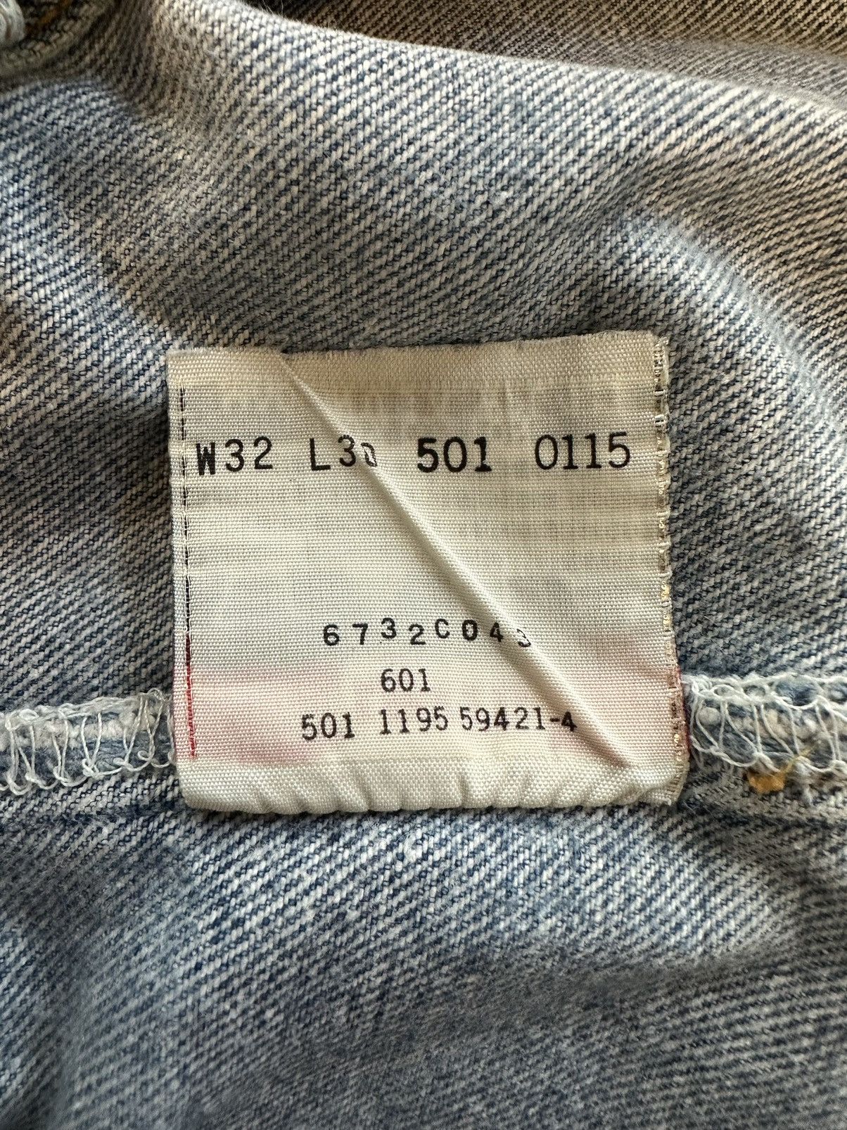 DENIM TEARS × Levi's DENIM TEARS X LEVIS DISTRESSED JEANS RARE POP UP EDITION Size US 32 / EU 48 - 7 Thumbnail