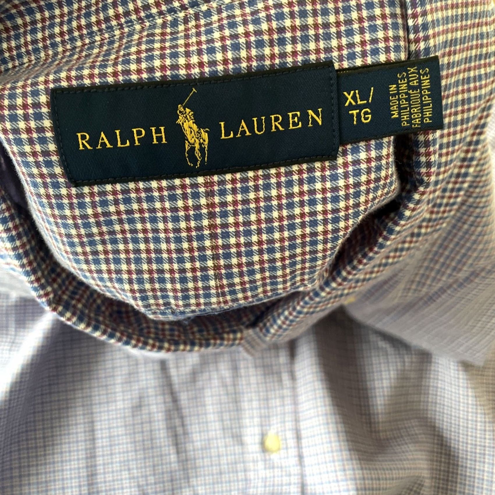 Polo Ralph Lauren Polo Ralph Lauren Plaid Button-Down Shirt Mens XL Casual Preppy Long Sleeve Size US XL / EU 56 / 4 - 3 Thumbnail