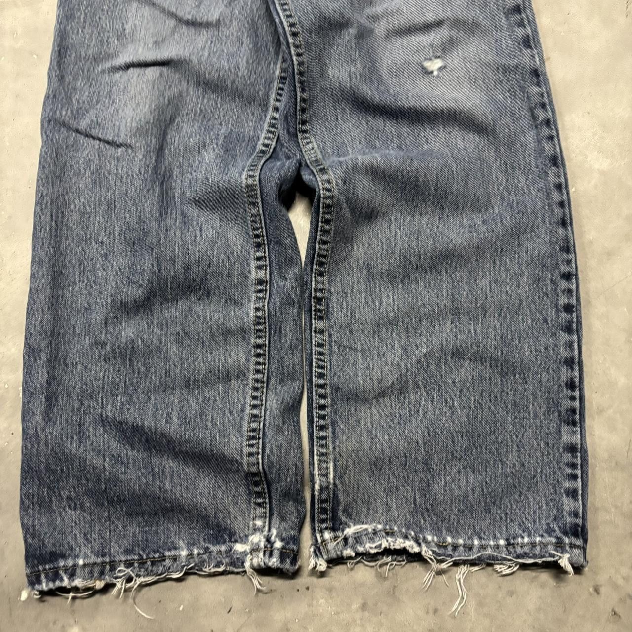 Japanese Brand × Vintage Crazy Vintage Y2K/2000s Grunge Dark Wash Essential Denim Jeans! Size US 30 / EU 46 - 6 Thumbnail