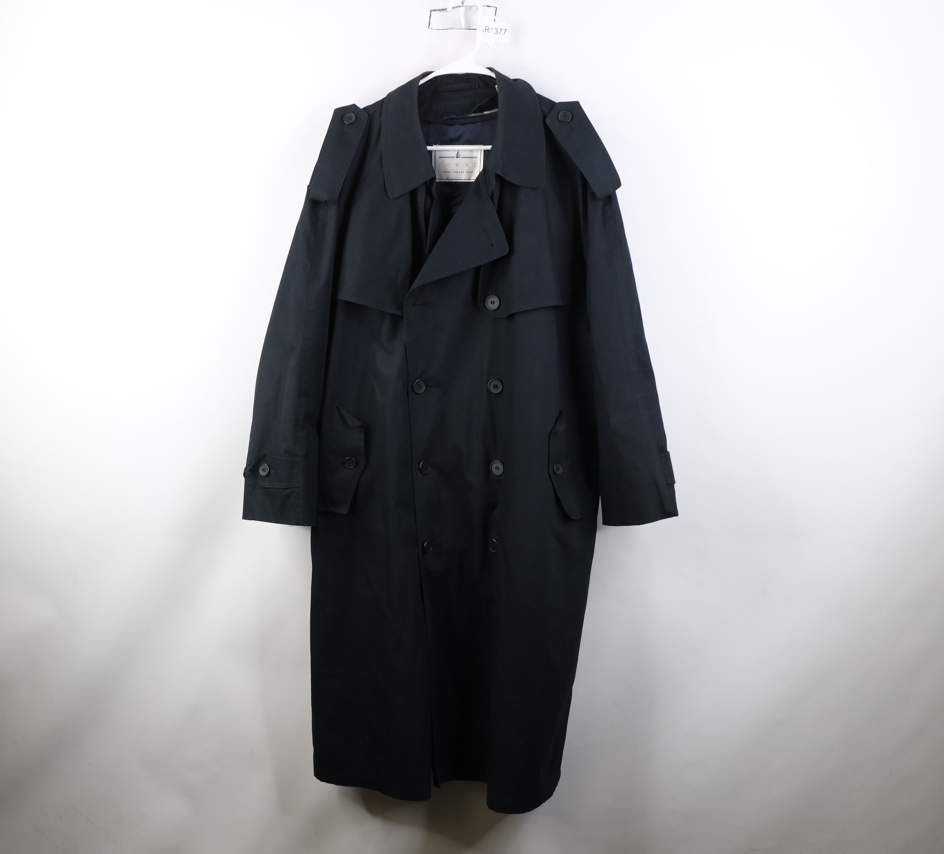 Vintage Vintage 90s Streetwear Breasted Trench Coat Jacket USA Size US XXL / EU 58 / 5 - 1 Thumbnail