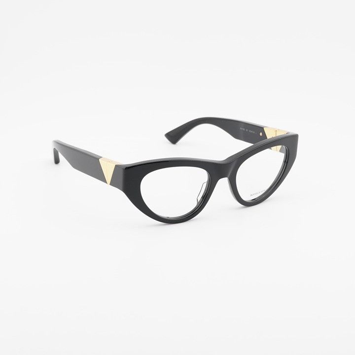Bottega Veneta Bottega Veneta BV1179O 001 Eyeglasses Black 51mm Cat Eye Fra Size ONE SIZE - 9 Thumbnail