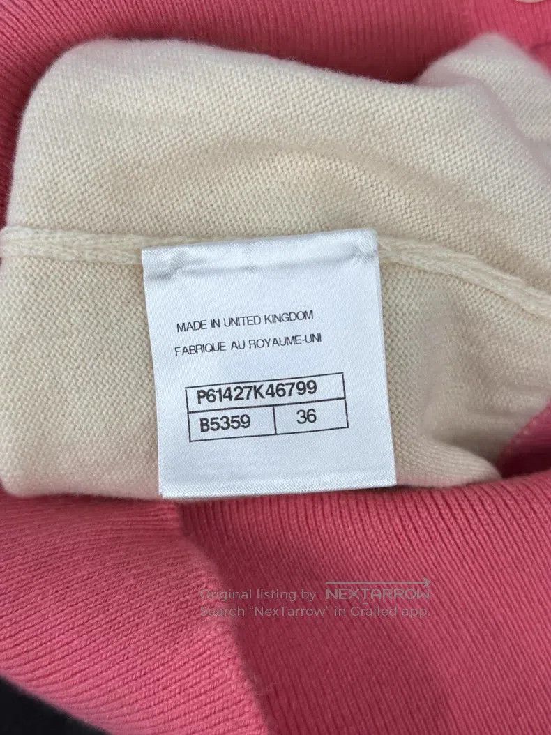 Chanel Chanel Beach Series Pink Beige Cashmere Knitted Cardigan c Size XS / US 0-2 / IT 36-38 - 5 Thumbnail