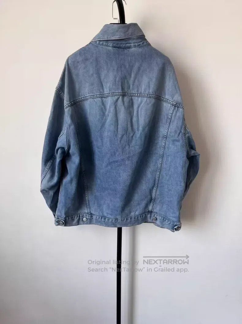 Acne Studios Acne Studios Blue embroidered denim jacket Size US XS / EU 42 / 0 - 2 Thumbnail