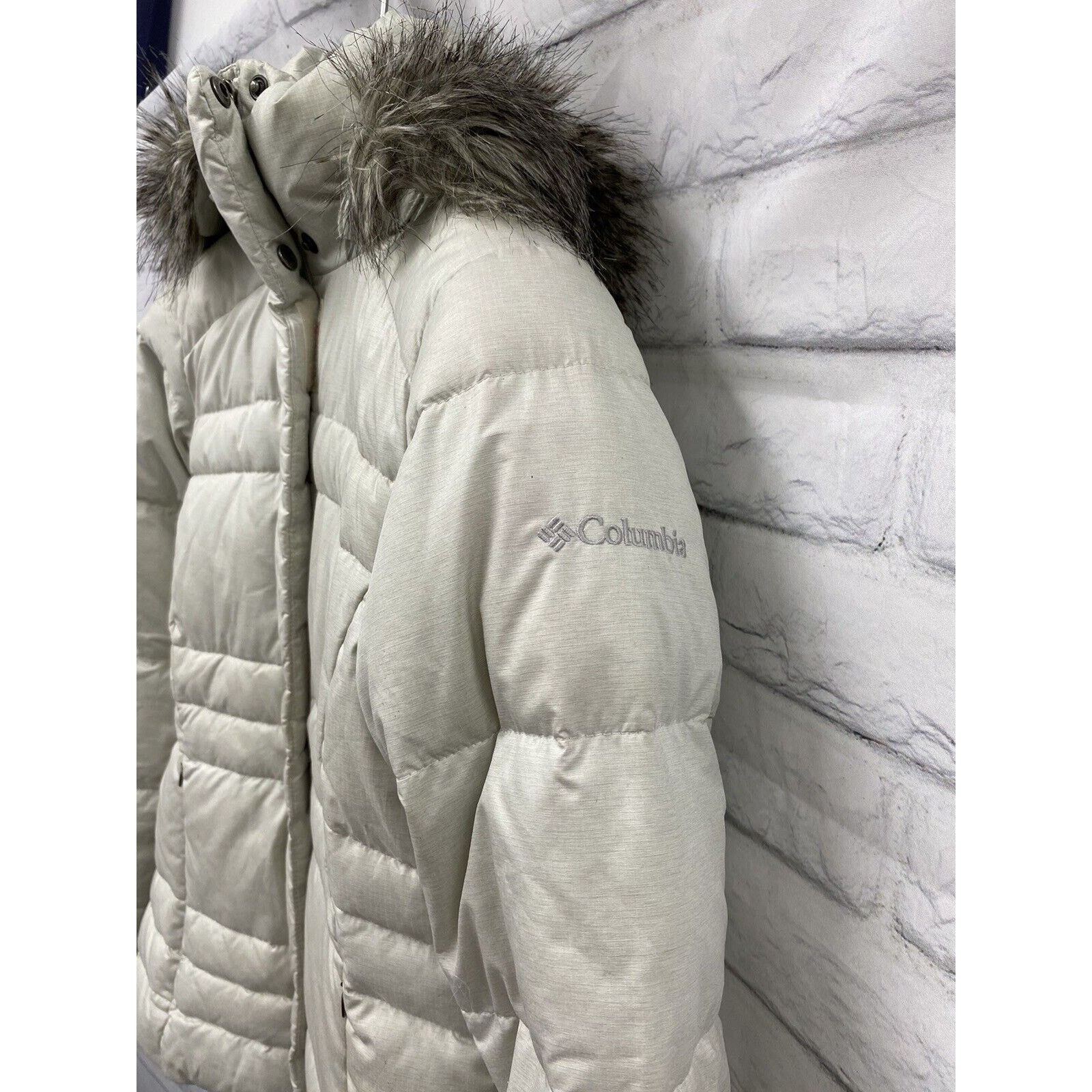 Columbia COLUMBIA WOMEN'S MERCURY MAVEN DOWN JACKET Cream SMALL Size S / US 4 / IT 40 - 11 Thumbnail