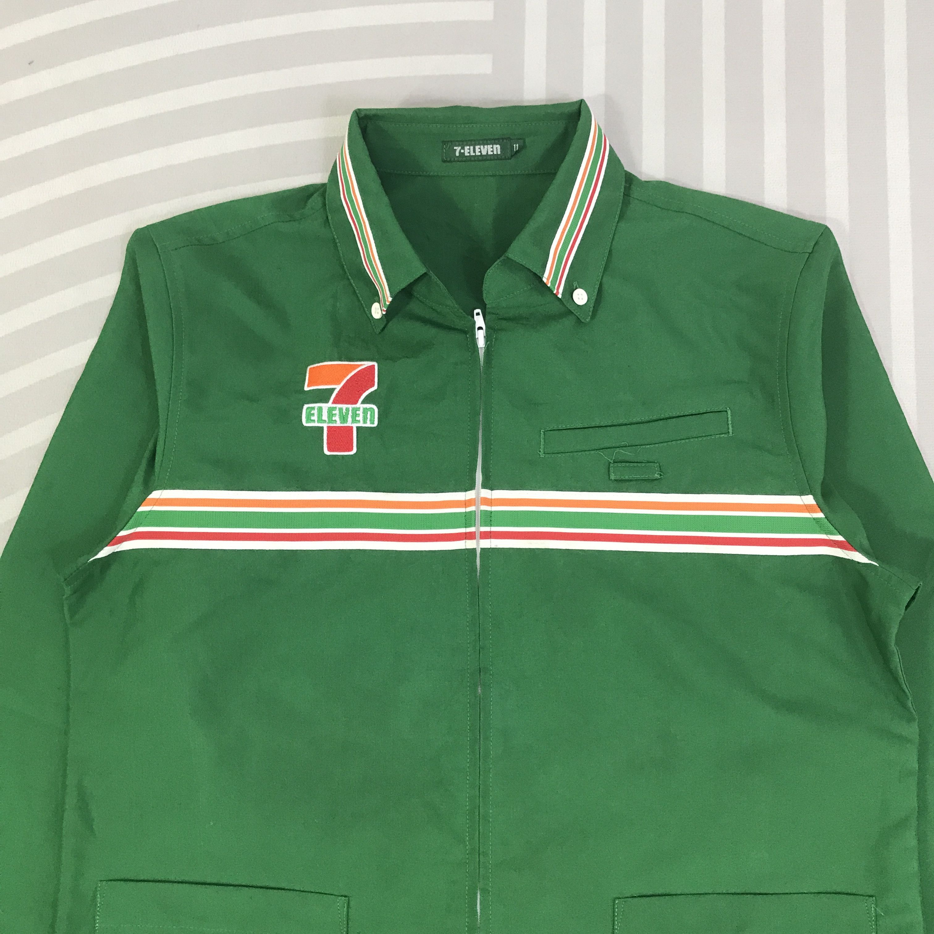 Japanese Brand Vintage 7-Eleven Staff Japan shirt Jacket K124B18 Size US M / EU 48-50 / 2 - 2 Thumbnail