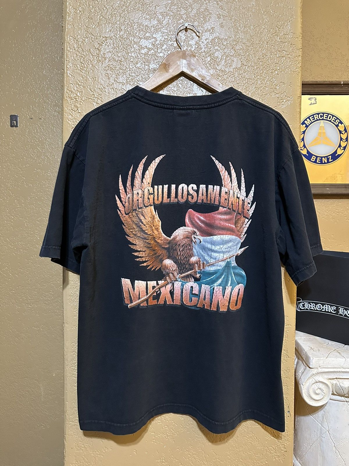 4GSELLER × Vintage faded Vintage Orgullosamente Mexicano T Shirt XL Size US XL / EU 56 / 4 - 1 Thumbnail
