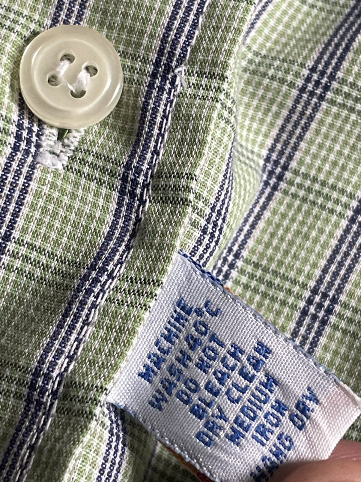 Dolce & Gabbana × Vintage Vintage Dolce & Gabbana Flannel Shirt Button Up Size US XL / EU 56 / 4 - 9 Thumbnail