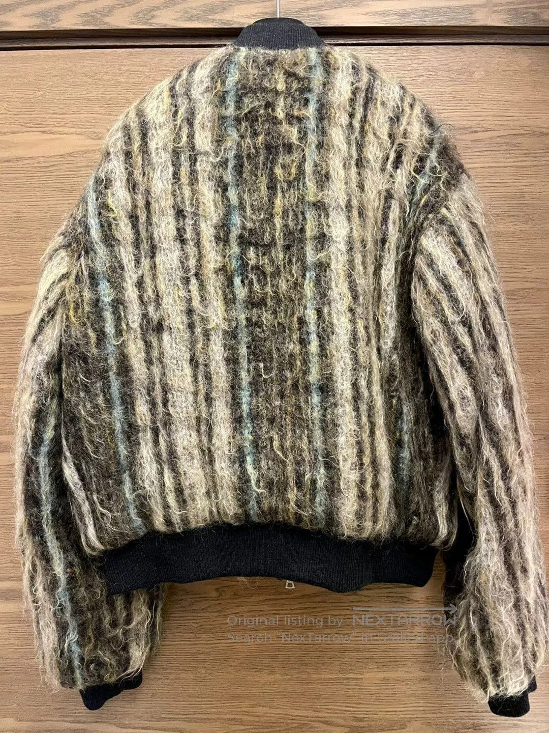 Dries Van Noten Multi Colored Textured Bomber Jacket. Size US S / EU 44-46 / 1 - 2 Thumbnail