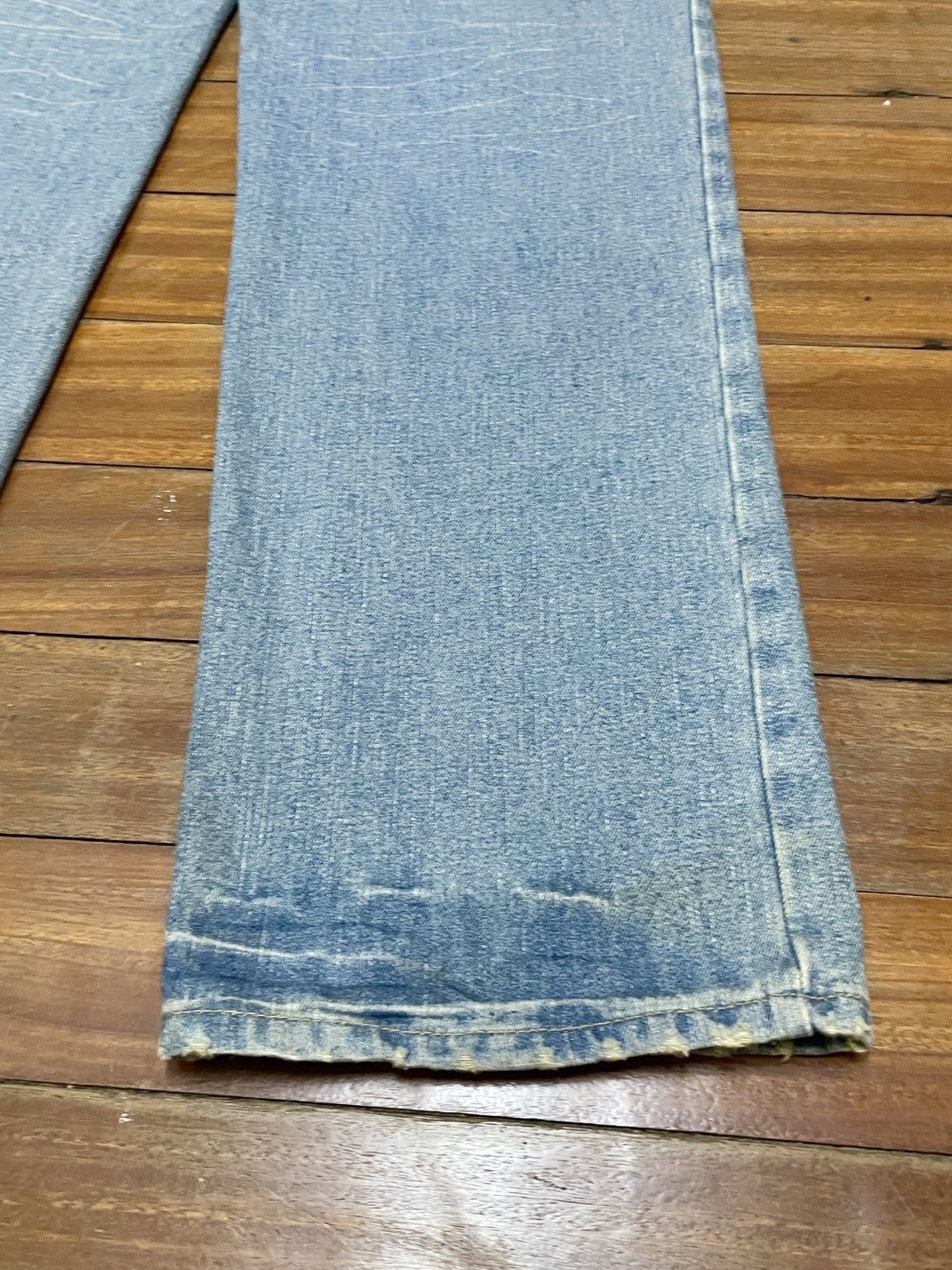 Japanese Brand × Vintage Rare Design Vintage Japaness Brand Double Waist Jeans 2000s Size US 33 - 8 Thumbnail