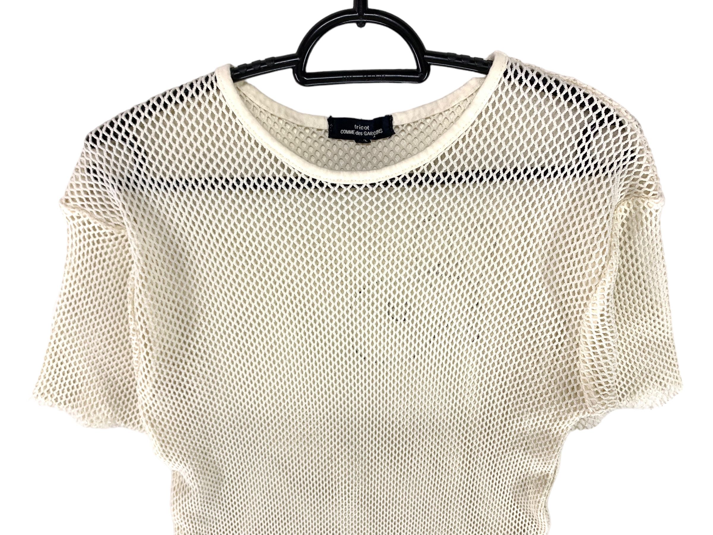 Tricot Comme des garcons mesh shirt
