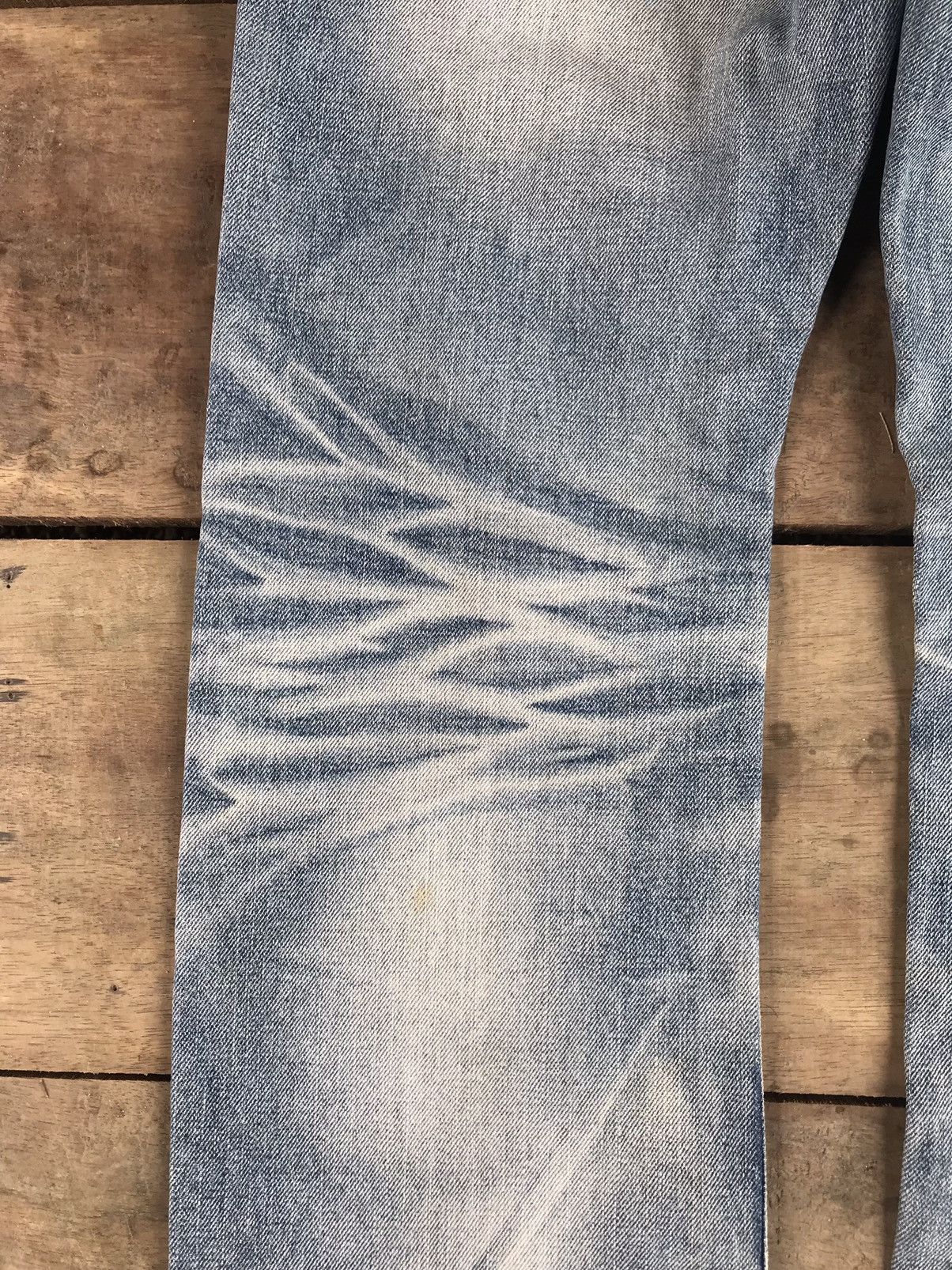 Seditionaries 💥FLARE💥90s STYLE IMPROVES SICK FADES DISTRESSED DENIM F394 Size US 32 / EU 48 - 13 Thumbnail
