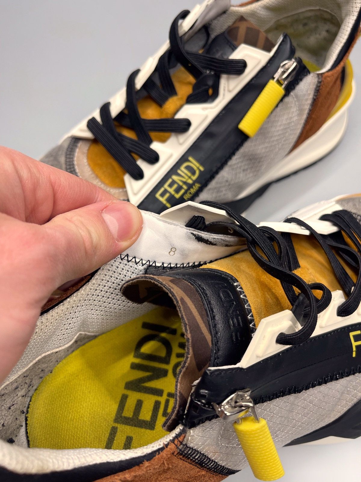 Fendi Fendi Flow Sneakers Low Top Size US 8 / EU 41 - 12 Thumbnail