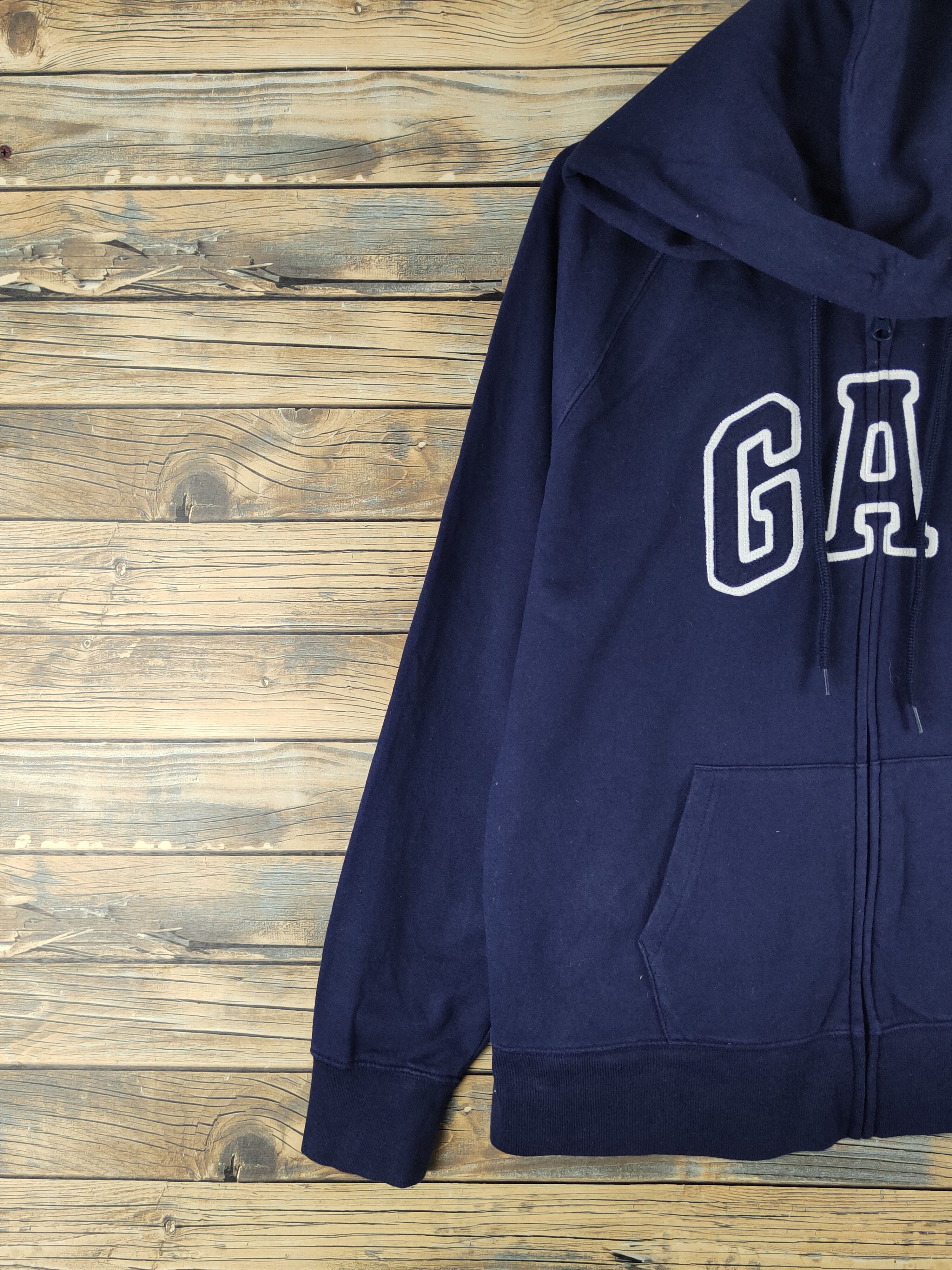 Gap × Vintage DL Gap Navy Hoodie Sweaters #2516 Size US XL / EU 56 / 4 - 3 Thumbnail