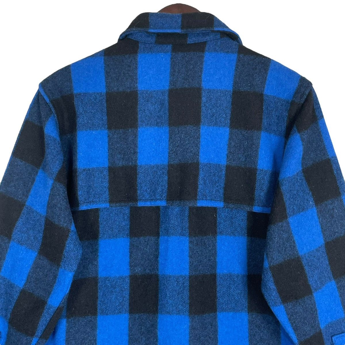 Other Vintage 90s Swanndri Wool Tartan Jacket - Blue Button Up Size US M / EU 48-50 / 2 - 11 Thumbnail