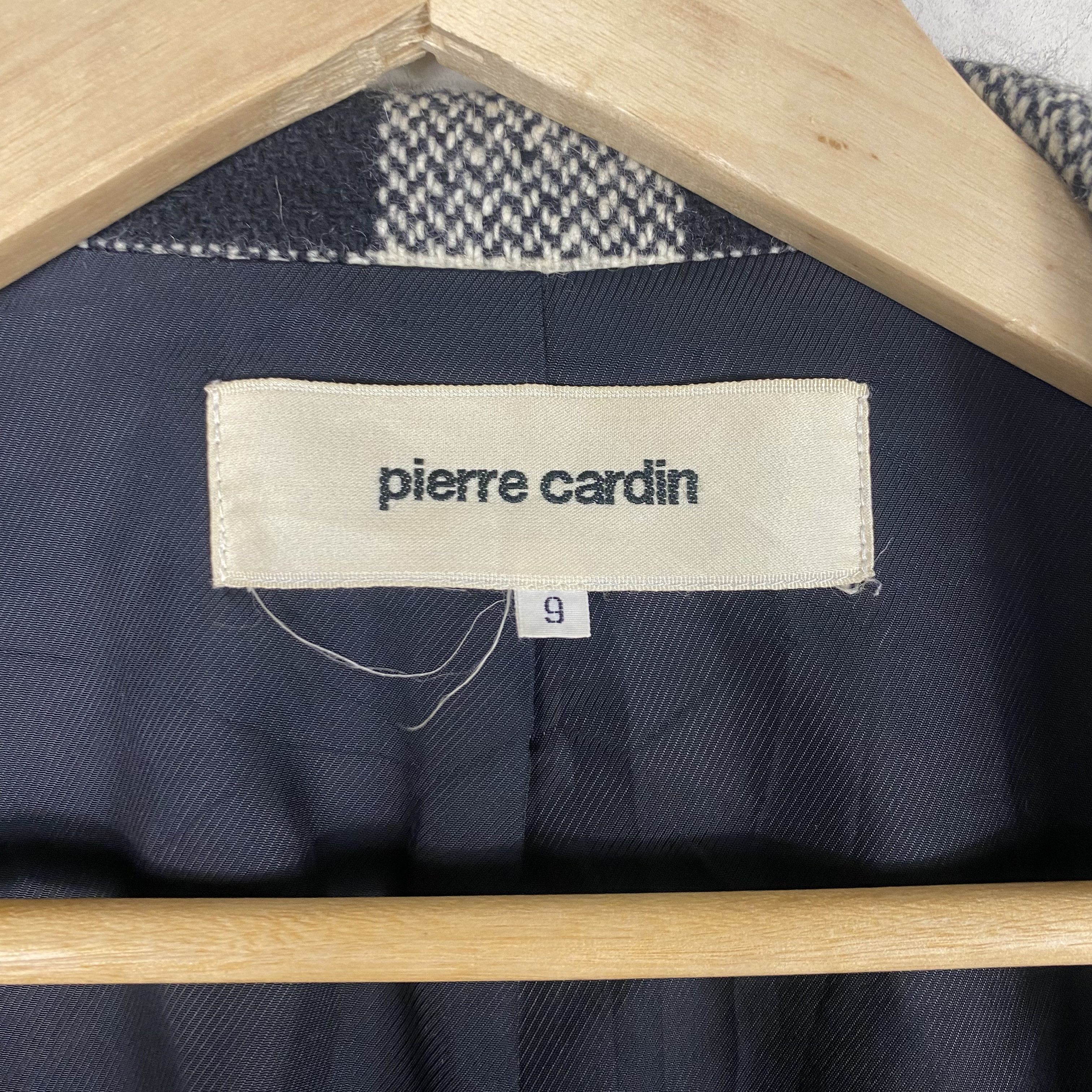 Pierre Cardin 💥 90s PIERRE CARDIN PLAID WOOL JACKET Size M / US 6-8 / IT 42-44 - 7 Thumbnail