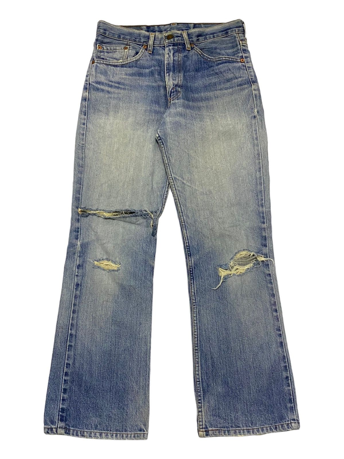 Levi's Vintage Clothing Levis Vintage Clothing 517 Distressed Denim Light Washed Size US 30 / EU 46 - 2 Thumbnail